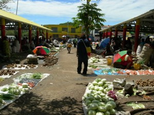 The main market in town