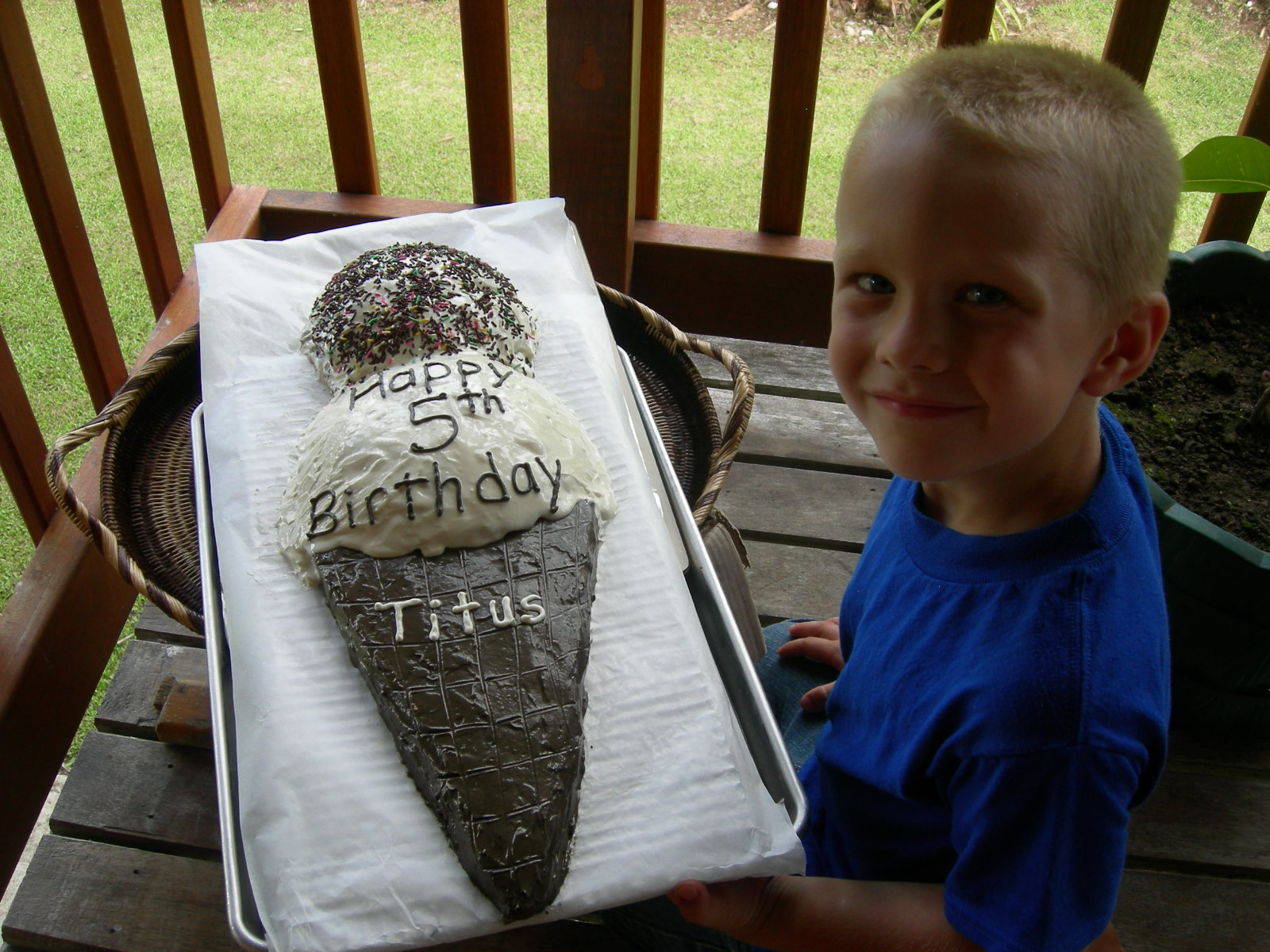 Titus is 5!!!