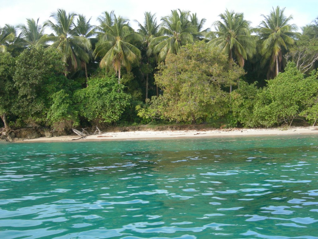 One of the nearby islands