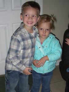 Maycie and her cousin, Kaden