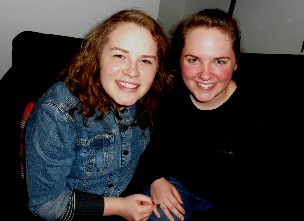 Claire and me