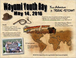 2016 Wayumi Youth Day POSTER
