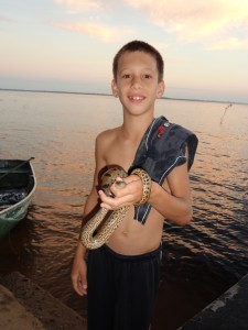 Derek w/a SMALL anaconda