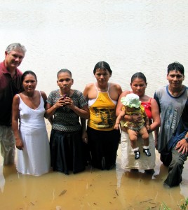 Mike with baptized Ese Ejja believers