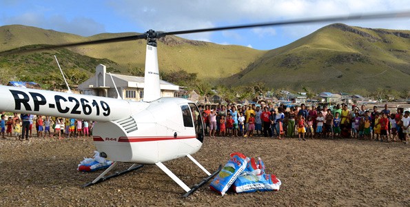 Last year, NTM teamed up with MAF and Helimission to bring aid to remote islands after Typhoon Haiyan.