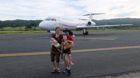Arrival in PNG!