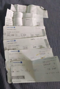 array of tickets