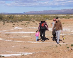 Our daughter got a private tour of the drop zone.