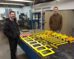 Evan Garrett and I also fabricated some helicopter tools.