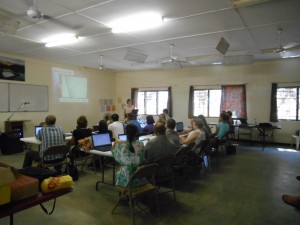 2. literacy workshop with missionaries