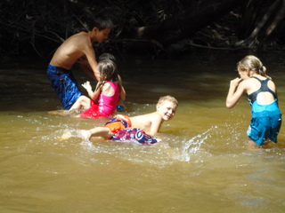Kids playing @ Rapids on the Lake