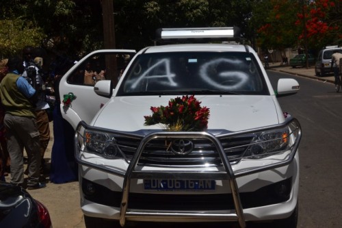 Even our car made it's wedding debut