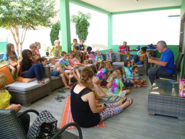 All the kids loved hearing the stories and listened intently