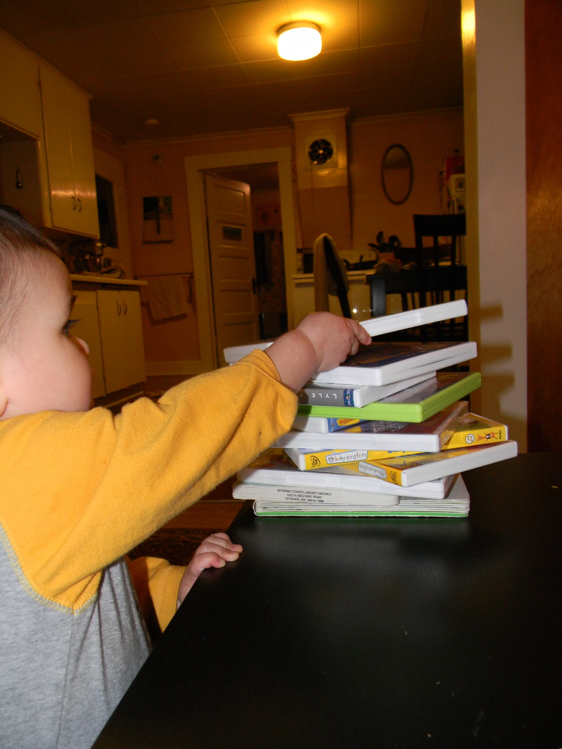 Stacking DVD's