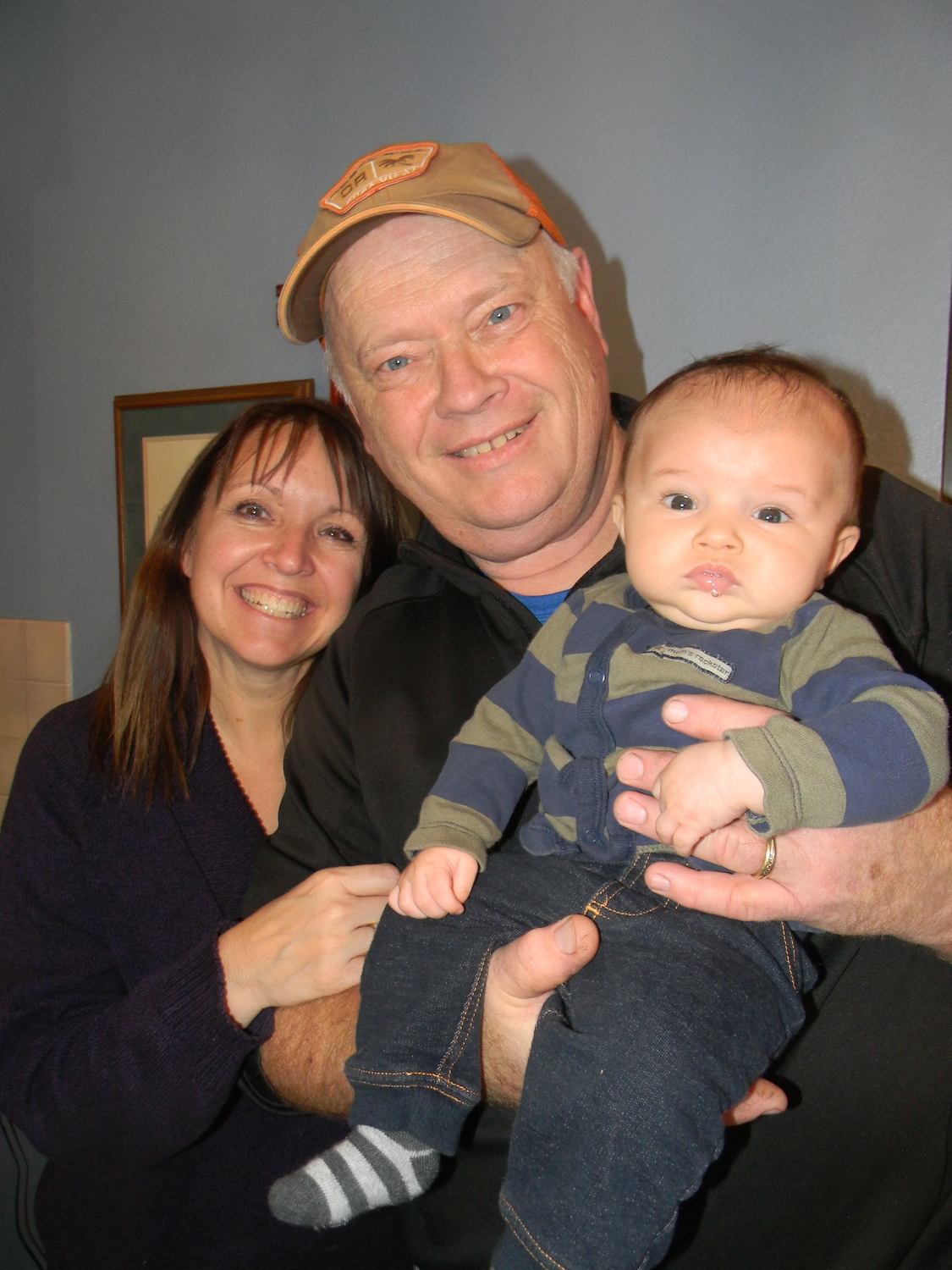 Nana & Papa with grandchild #11