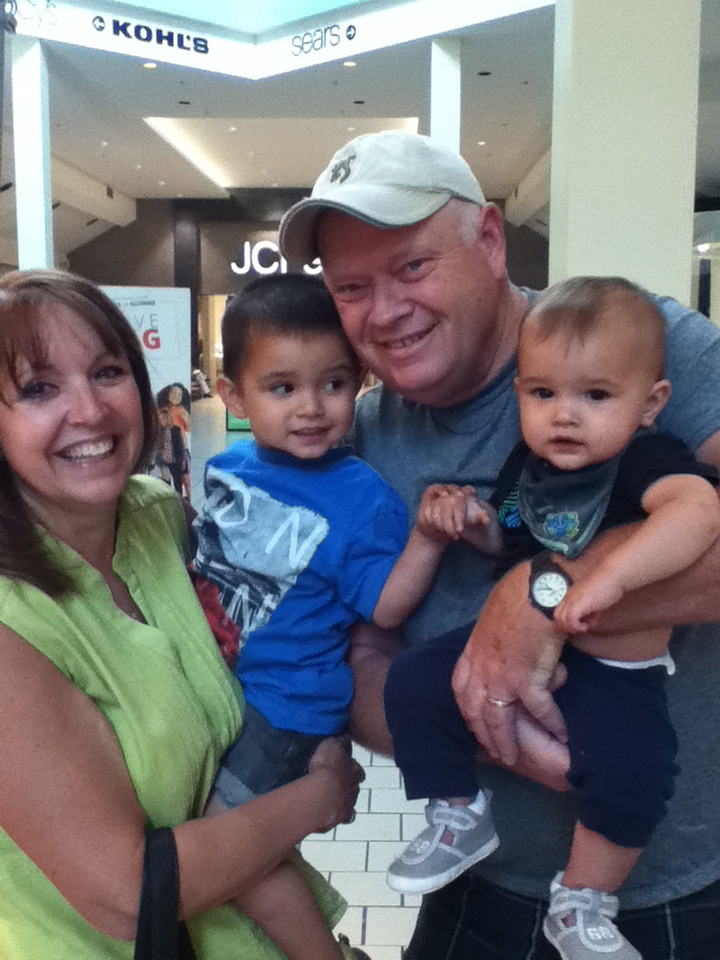 Fun at the Mall with Nana &Papa