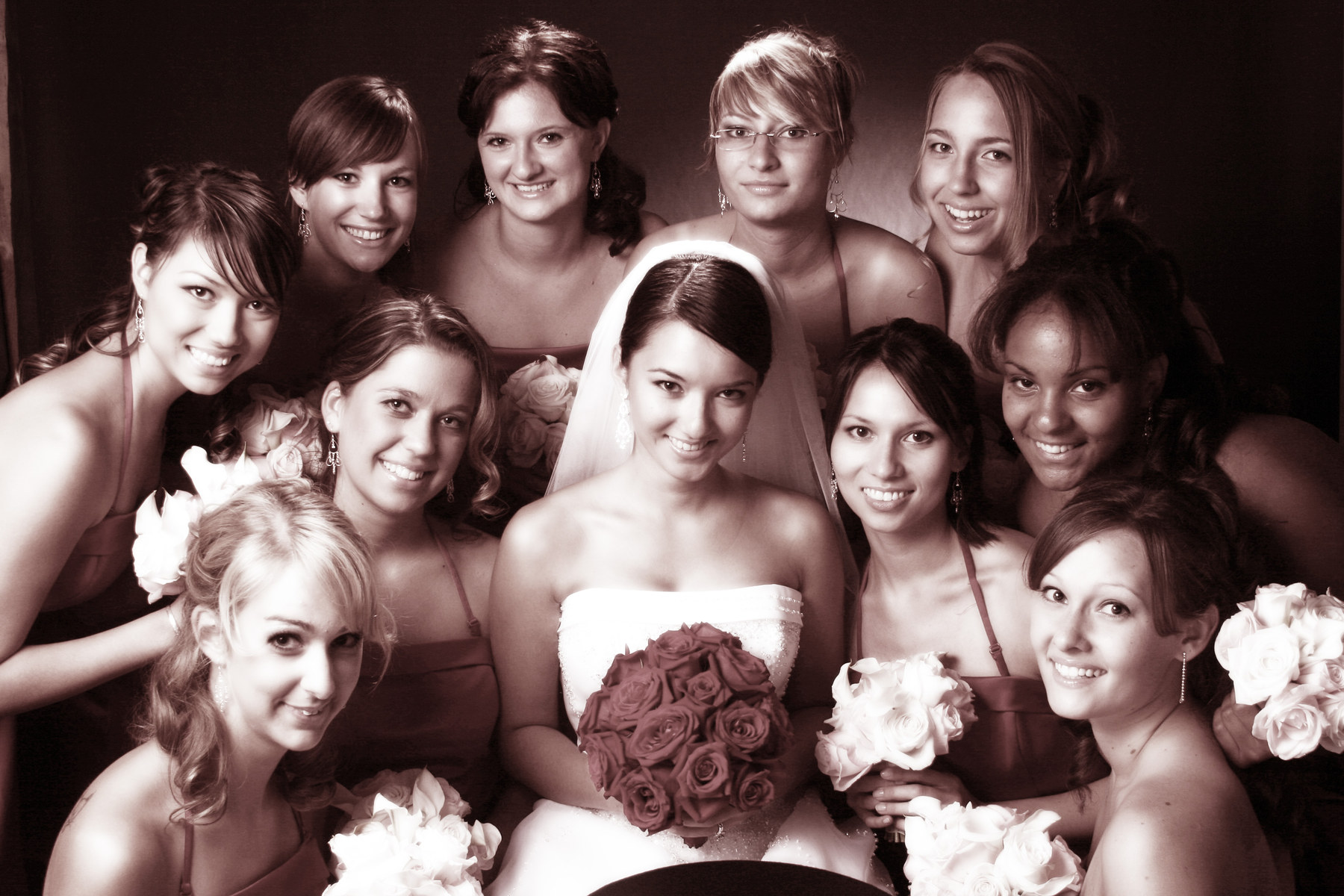 My beauuuutiful bridesmaids