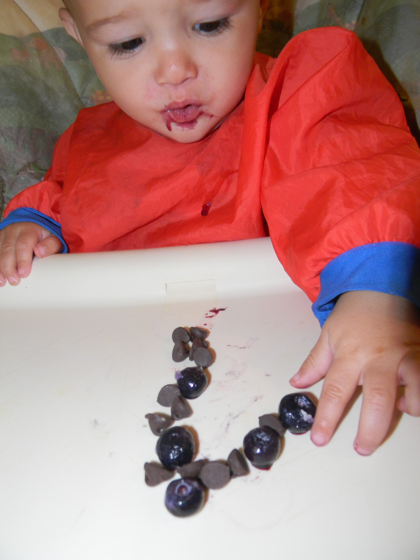 "Ohhhhh"... a blueberry-and-cholocate-chip-number-1 for breakfast :)