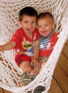 Happy hammock boys