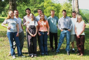 The Wilds (2nd couple from Left) in my class in Fall 2002