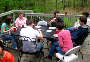 Getting caught up over some great food!