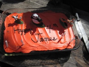 James Kungfu Panda cake