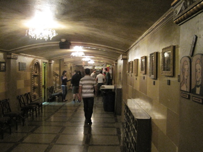 Hallway entering the Granada Theatre where we meet for services