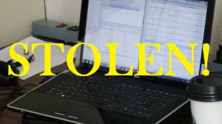 Laptop Stolen; Write-Up Gone!