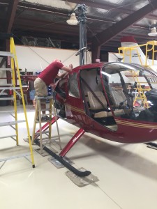 Beginning the helicopter rebuild