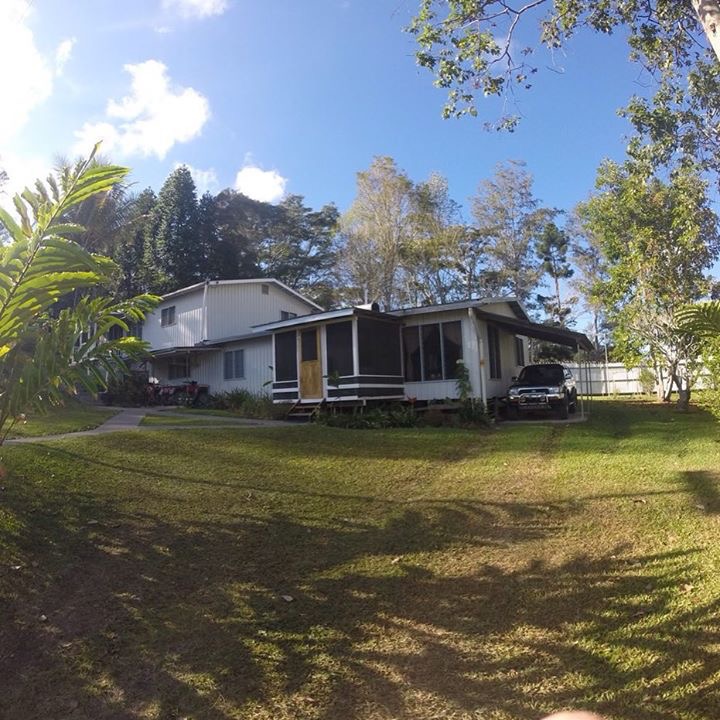 Josh took this photo of our house with his GoPro! We're the single level house with the carport.
