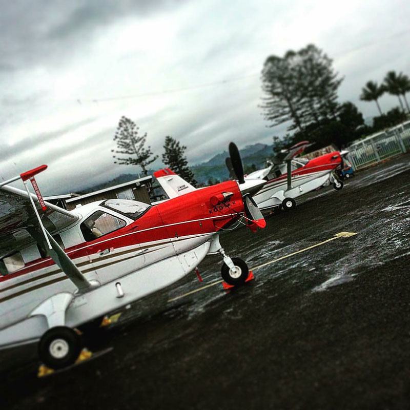 Two Kodiaks all clean and ready to fly! Photo by Josh Verdonck