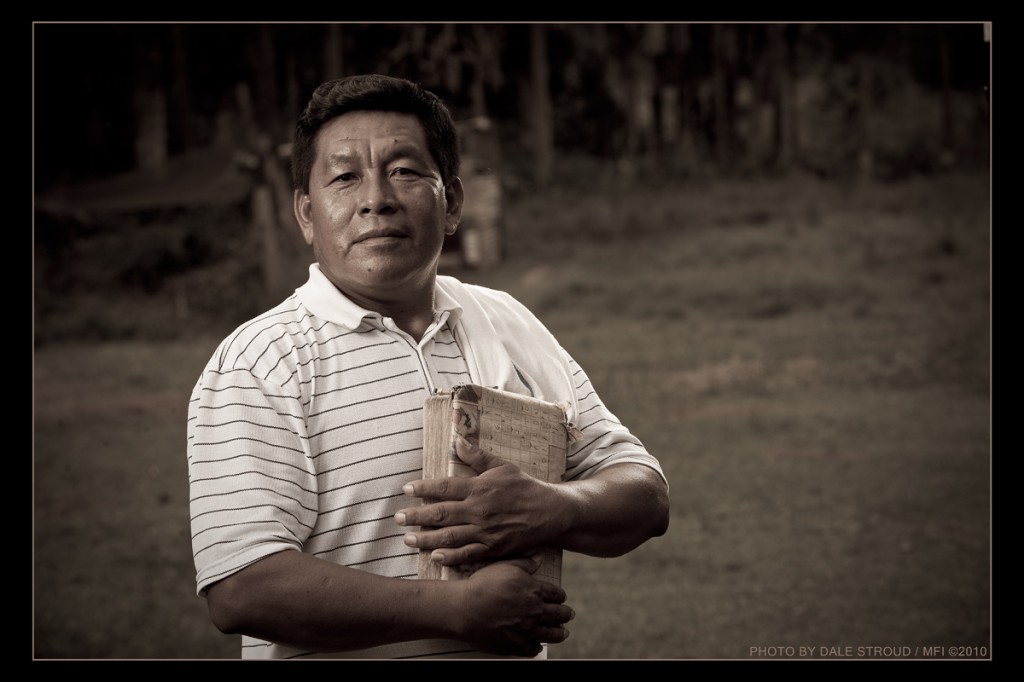 Piapoco Church leader, Pablo, cherishes the Word of God