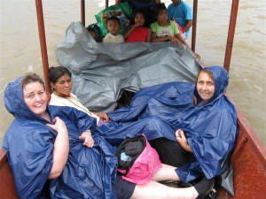 Boat trip to Raya