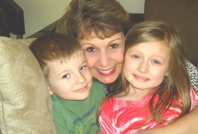 Isaiah and Emery with Nana the morning she had to leave - sadness!