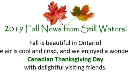 🌿Fall News from Still Waters! 🌿