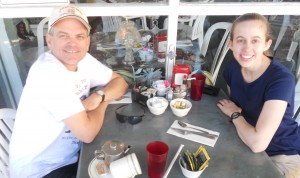 Dad and I at Balboa Island