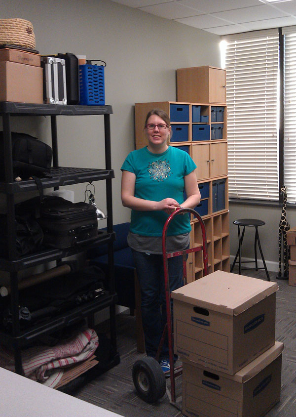 Getting the office ready