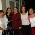 Cirena enjoying fellowship with a few of our partners from around the Philippines