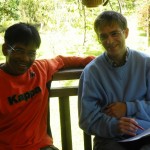 Jonathan Banford doing a translation check on the book of Genesis with an Isnag believer.