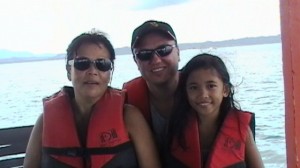 Taking time out for a trip to the beach during our 16 days in Palawan Supply Buying