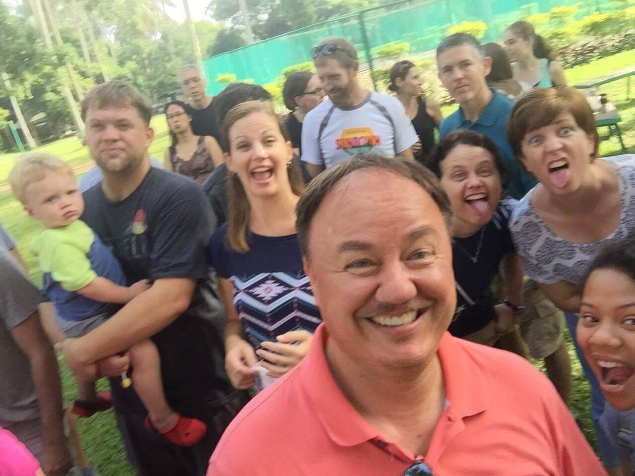 Fun Re-connecting with Co-workers