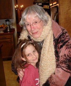 One last hug with great-grandma