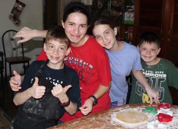 Jordan Kids Cutting out Cookies