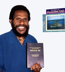 Tama with his New Testament