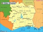 Côte d'Ivoire in west Africa.