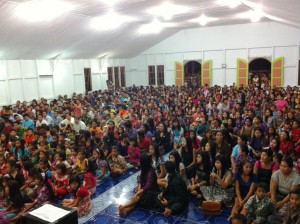 In July we attended a Bible conference in Dina's home village.  They have had missionary presence since the 70's. So many believers now!