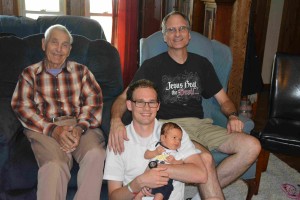 Four Generations of Spicers-Dad Spicer's dream!